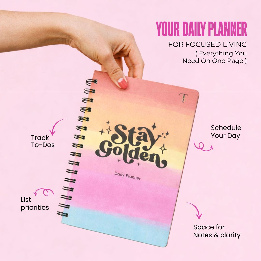 Stay Golden Daily Planner