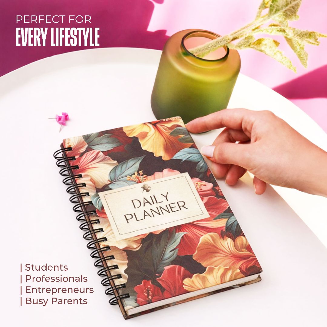 Floral Daily Planner