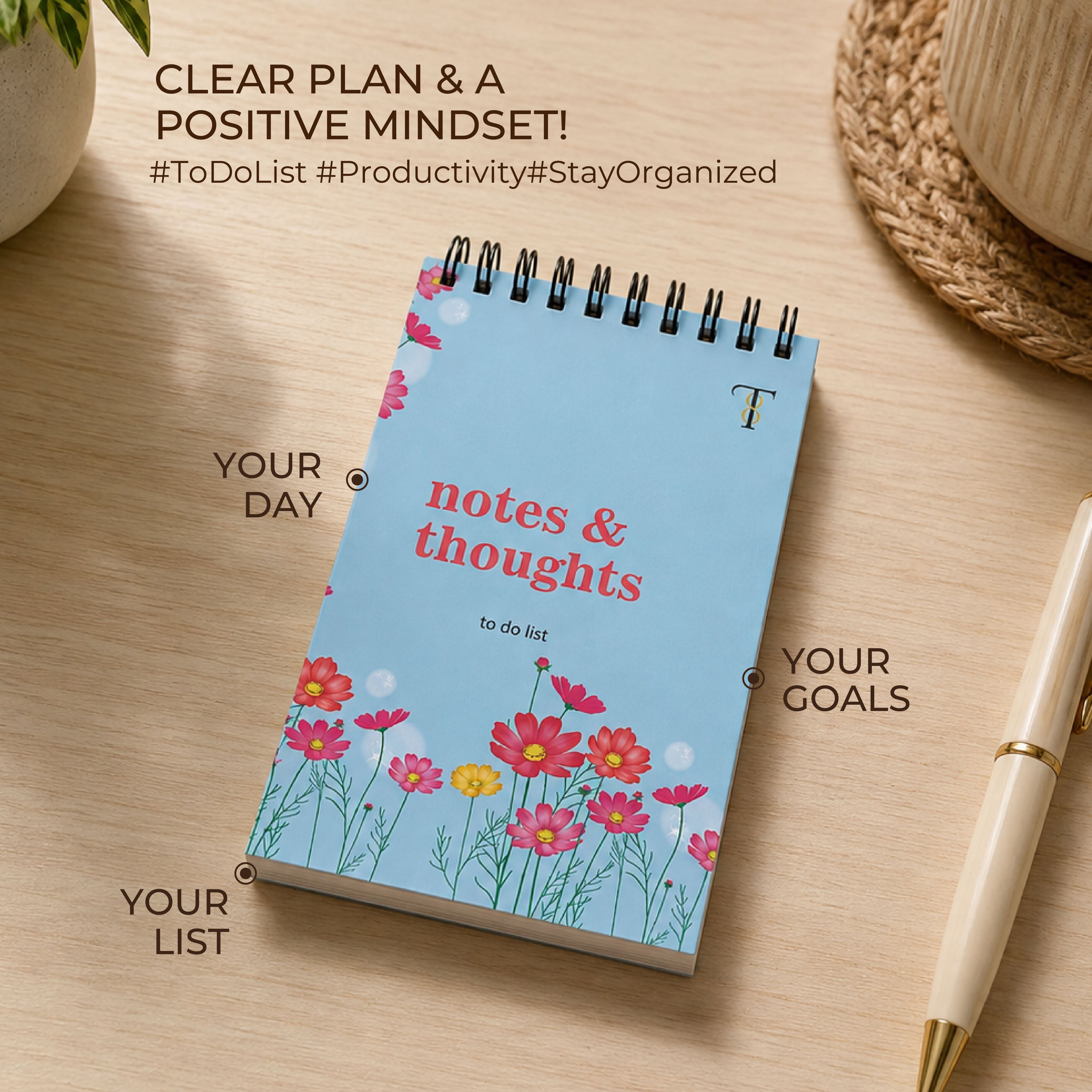 To Do List (Notes & Thoughts Floral)